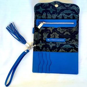 Rebecca Minkoff Blue Leather Wristlet